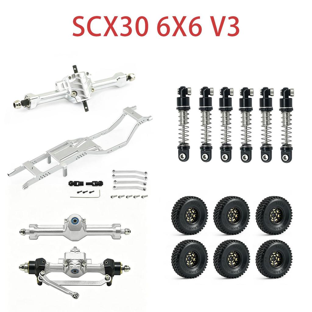 Axial SCX30 Original Car Upgrade 6x6 Set - Available in V1, V2, V3, V4