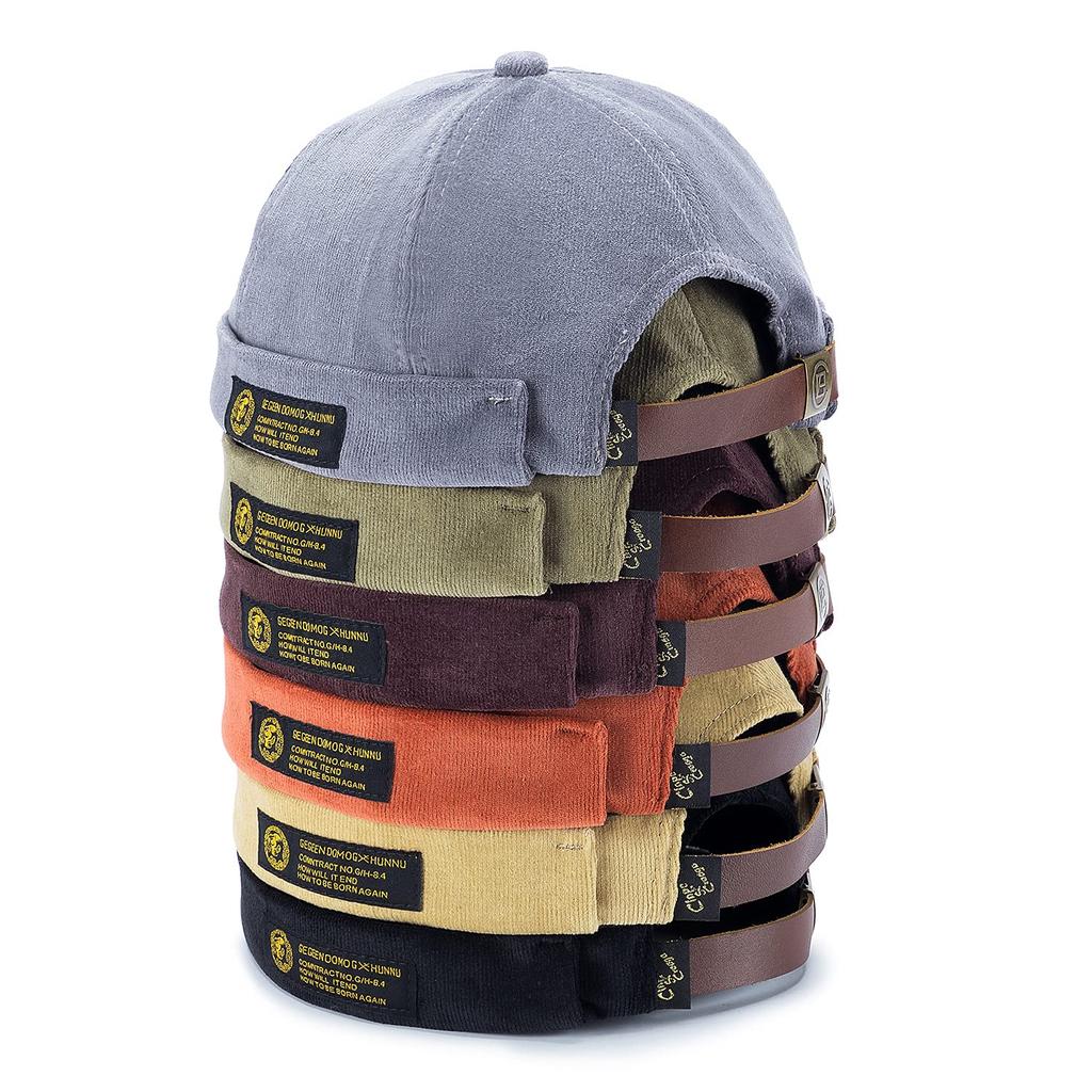 Clape Summer Roll Brimless Stylish Watch Classic Sag Solid Smaller Face Outdoor Men's Cap, Fisherman's Cap, Cap, Cap, Foldable, Round, Color, Unique,
