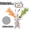 Indestructible Dog Toy Interactive Squeak Function Dog Toys Soft Fleece Cute Appearance Durable Squeaky Toys Dog Accessories