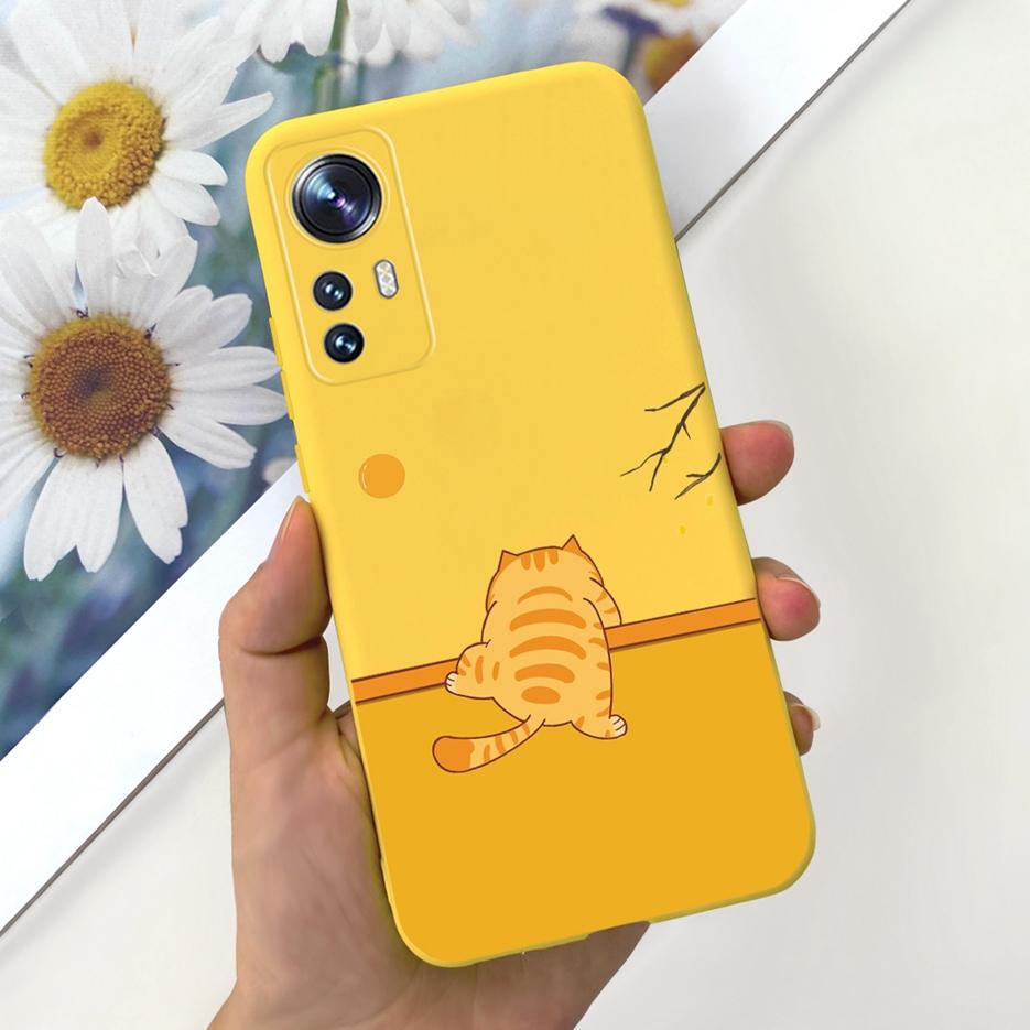 For Xiaomi Mi 12 Lite 5G Case Cute Fashion Cartoon Cover Soft Silicone Phone Case For Xiaomi Mi 12 12X Mi12 Pro 5G Fundas Bumper
