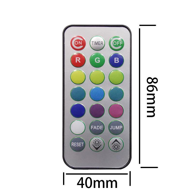 Waterproof RGB LED Remote-Control Underwater Light for Aquarium and Diving