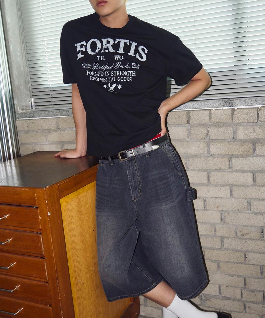 TRAVEL Fortis Crop Short Sleeve Tee Black