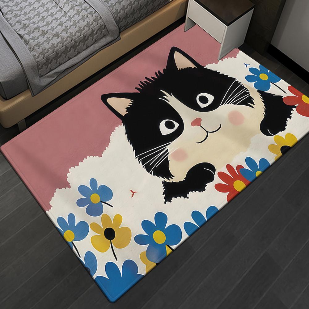 Cartoon Carpet Anime Rug Living Room Bedroom Large Carpet Bathroom Floor Mat Kitchen Door Mat Children's Room Home Decoration