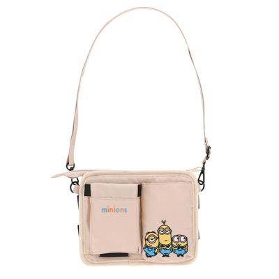 Marushin Carry Case Drink MINION Yellow Polyester Convenient Drink 4817029900 Holder, Friends, Fabric, Holder,