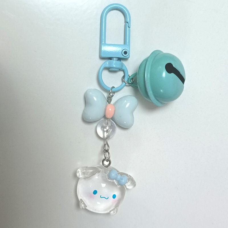 

Cute Luminous Keychain Sanrio Pendant Keyring For Girls Backpack Charm Headphone Case Accessory
