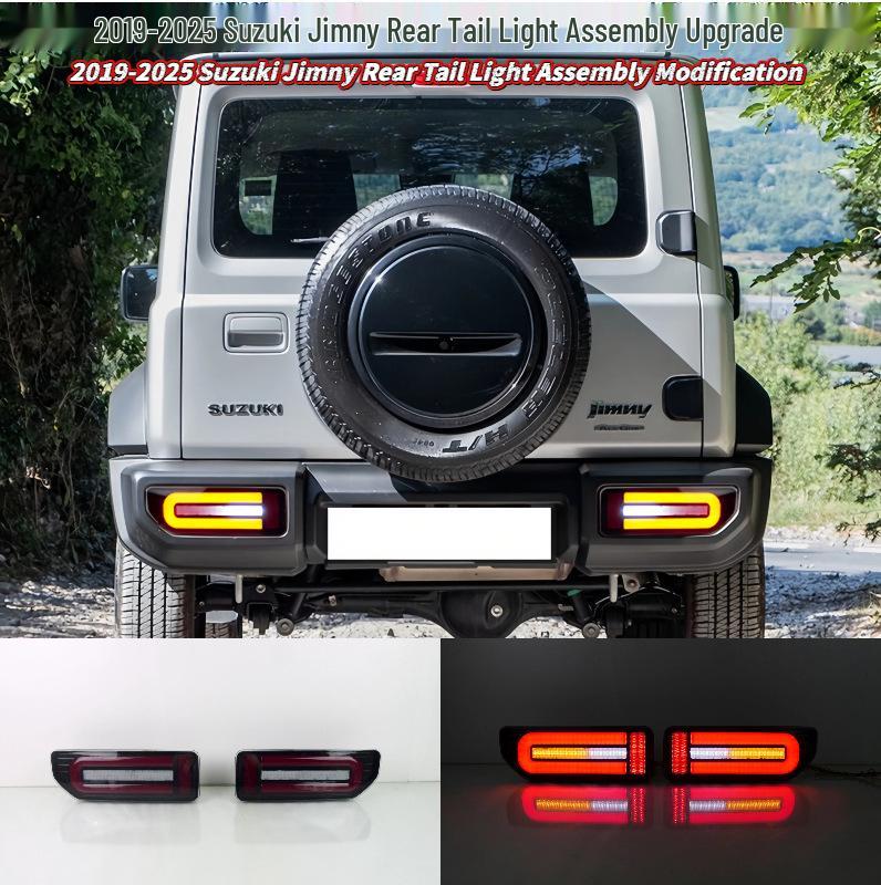 Rear Tail Lights for 2019-2025 Suzuki Jimny: Bumper Light Modification
