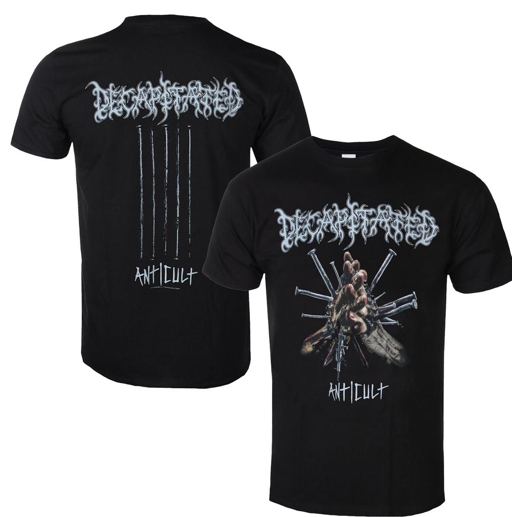 2025 Beheading Pattern Cotton Unisex Men's and Women's Summer Short Sleeve Fashion High Quality Casual Vintage Everyday T-Shirt