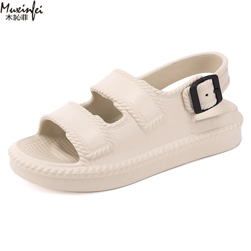 Fashion 2025 Women'S Shoes Lightweight Women'S Sandals Flat Sandals Soft Sole Breathable Women'S Summer Sandals Cheap Shoes Clearance