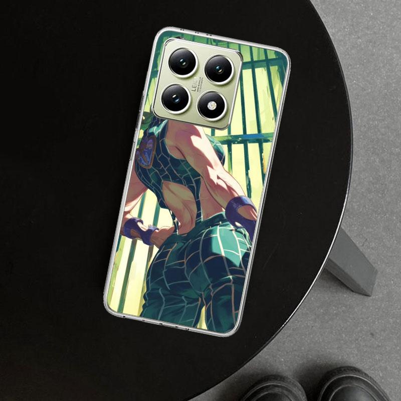 JoJo's Bizarre Adventure Jolyne Cujoh Phone Case Cover for Xiaomi Redmi Note 15 14 13 12 11 Pro Plus 14S 12S 11S 11T 11E 10S 10