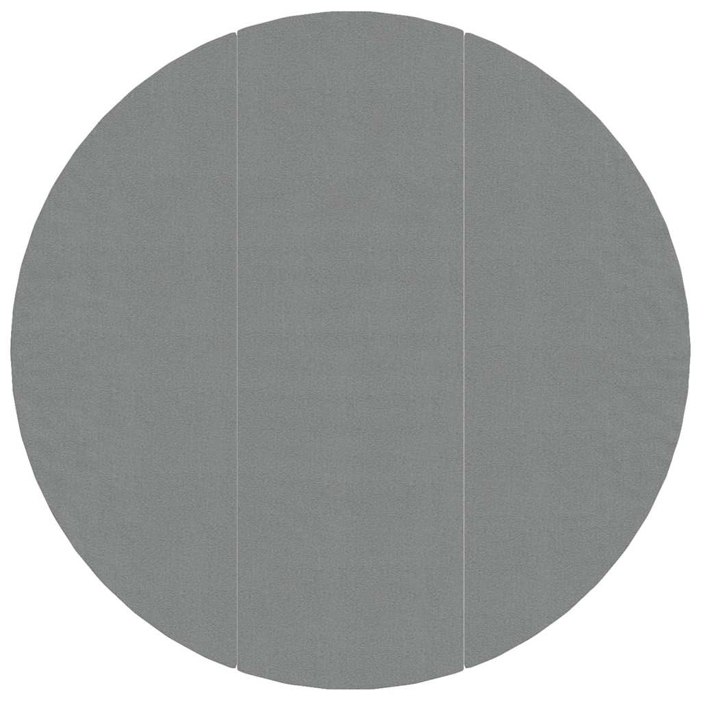 vidaXL Pool-Bodentuch Hellgrau Ø396 Cm Polyester Geotextil