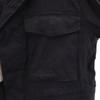 Unused Nano LIBRARY Linen Blend Military Jacket L Black Men's Used