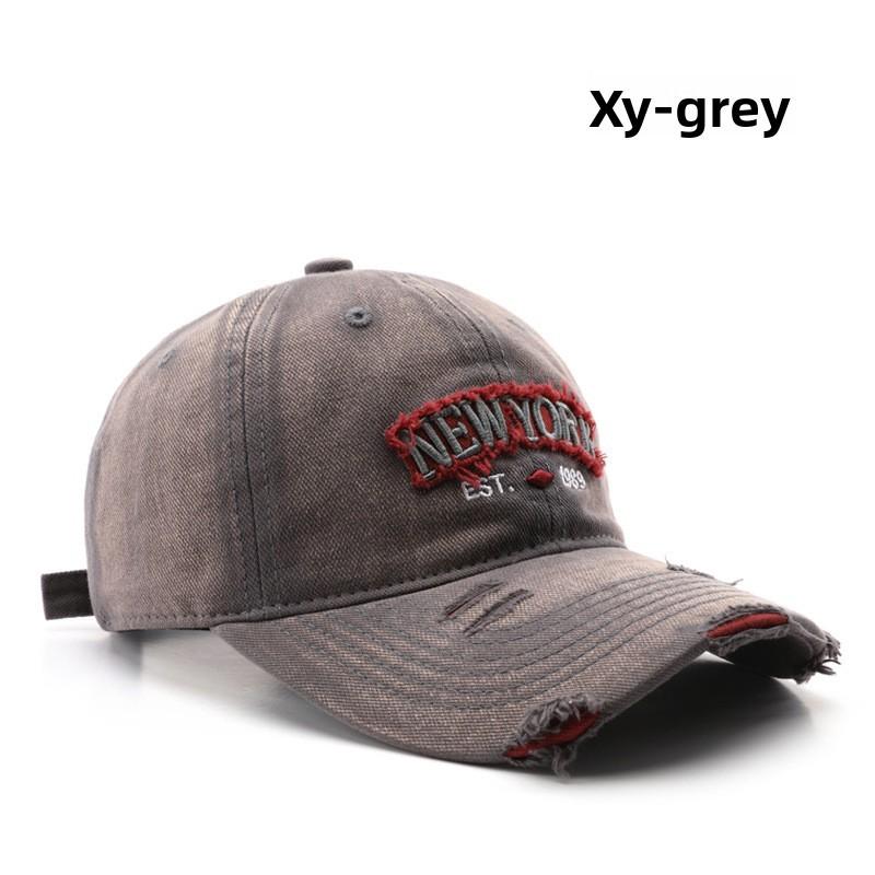 Cotton Baseball Cap With Embroidered Letters For Men And Women Outdoor Sun Protection
