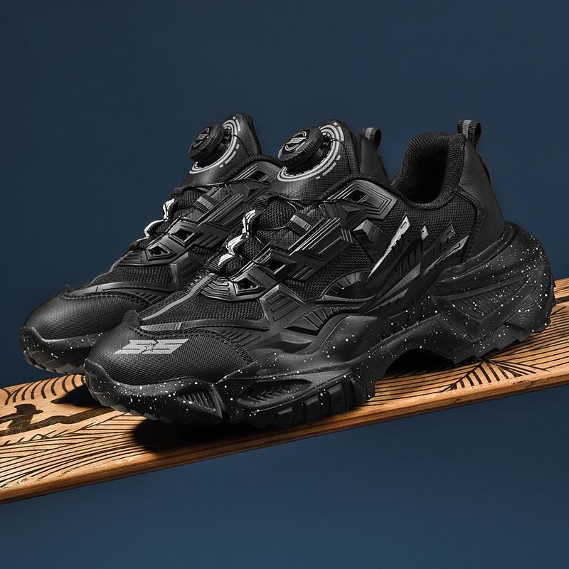 Men's 2023 Large Size Rotating Button Dad & Running Mecha Shoes