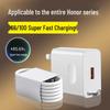 Compatible with Huawei Honor 66W Super Fast Chargers for 300/200/100/90/80/70/60/50 Pro Models