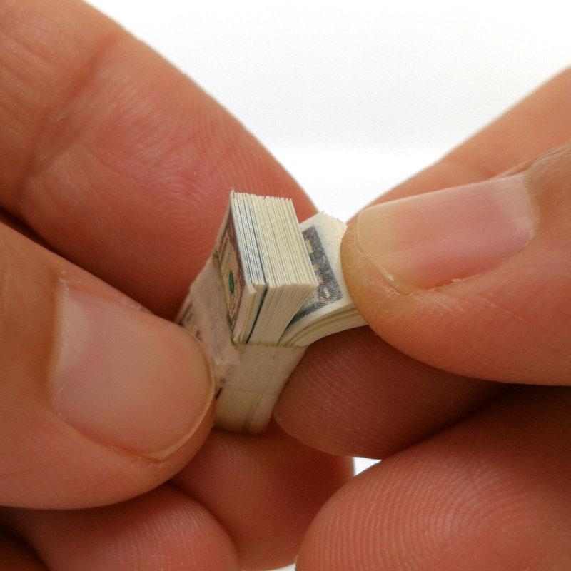 100 Sheets/set Mini Dollar 1:12 Dollhouse Miniature Doll House Accessories Restaurant Mini Play Toys