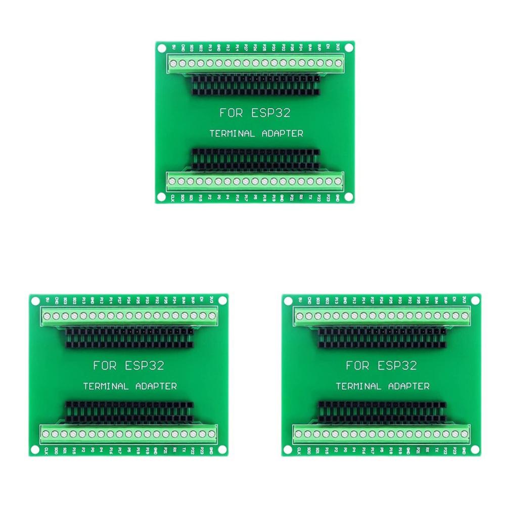 5-1PC ESP32 Expansion Board ESP--32 GPIO 1 Into 2 Breakout Board 38PIN Narrow Version Dual Core CPU WiFi Bluetooth-compatible