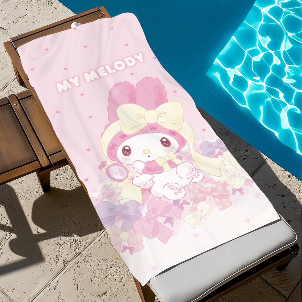 My M-melody-y cute Towel Beach Quick Dry Soft Pool Towels Gift for Travel Gym Shower Camping sports
