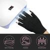 1 Pair of Black Wear-resistant Work Gloves for Women and Men Knitted Breathable Elastic Outdoor Protective Gloves