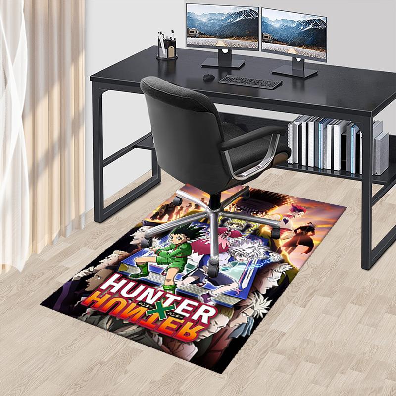 

1pc Hunter x Hunter Anime Character Office Chair Mat - Anti-Slip Carpet for Desk, Anime Themed Decor, Gift Idea for Fans.U029 60cm by 90cm