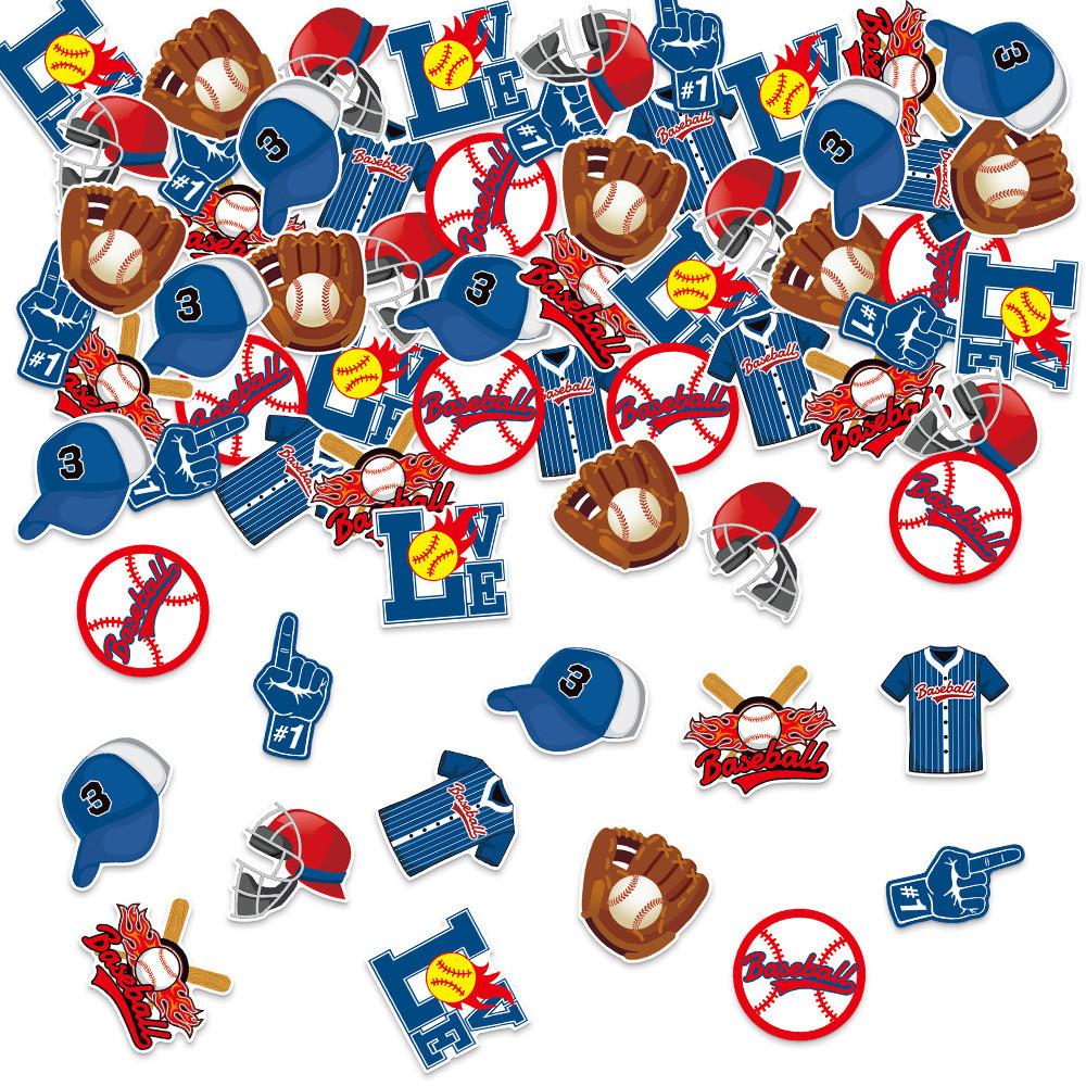 Theme Baseball Player Scatter Confetti For Sports Parties And Event Decorations