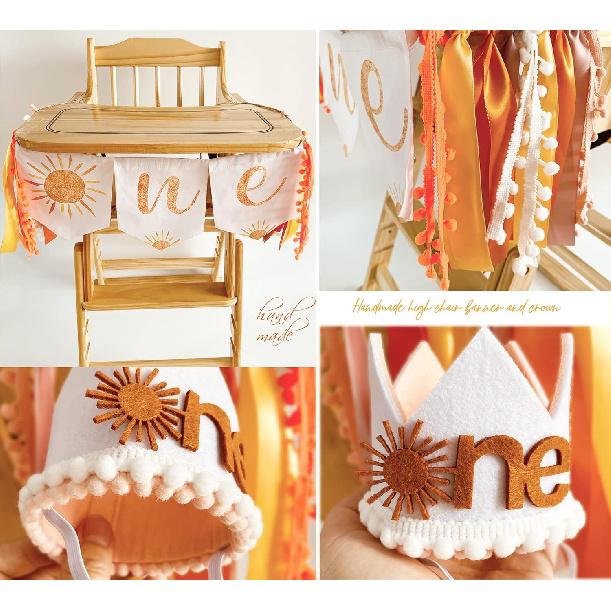 First Trip Around The Sun Birthday Decorations, Boho Sun 1st Birthday Decoration, You Are My Sunshine Party Supplies, Muted Sun Dessert Table