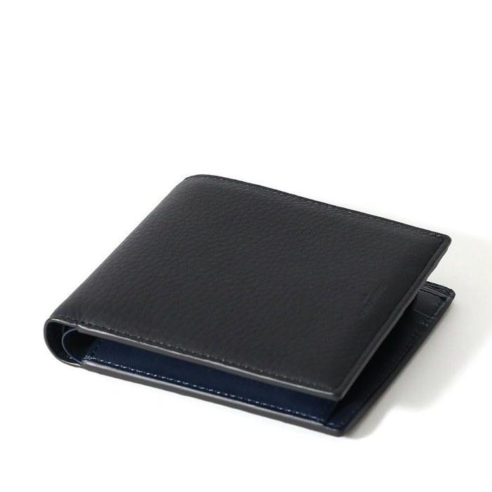 [Pelle Morbida] Barca Two-Fold Wallet BA604 BLACK