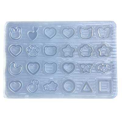 Resin Shaker Filling Mold,Silicone Moon Mold Epoxy Resin Mold Filler Quicksand Casting Filling Mold for Jewelry Making