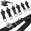 6Pcs Instant Zipper Universal Instant Fix Repair Kit Replacement Zip Slider Teeth Multifunctional Clothing Replacement Zipper