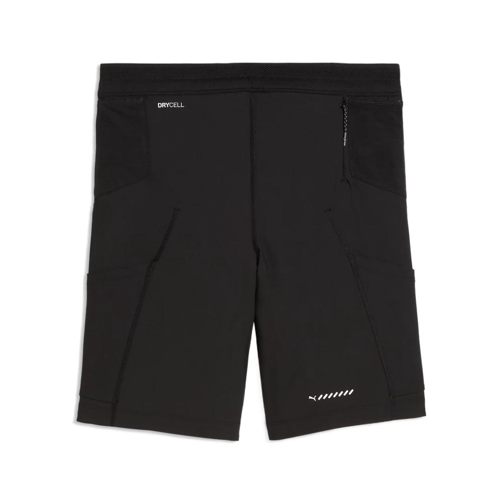 Puma Lightspeed Running Solid Moisture-Wicking Lace-Up Fitted Running Shorts Men shorts 528424-01