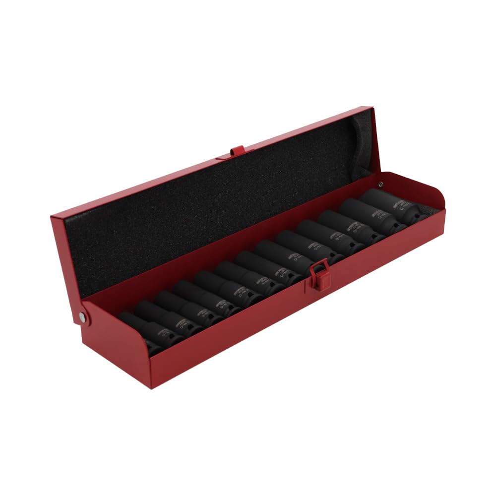 SIGNET 3/8 Drive 14-Piece Metric Deep Impact Socket Set 22296