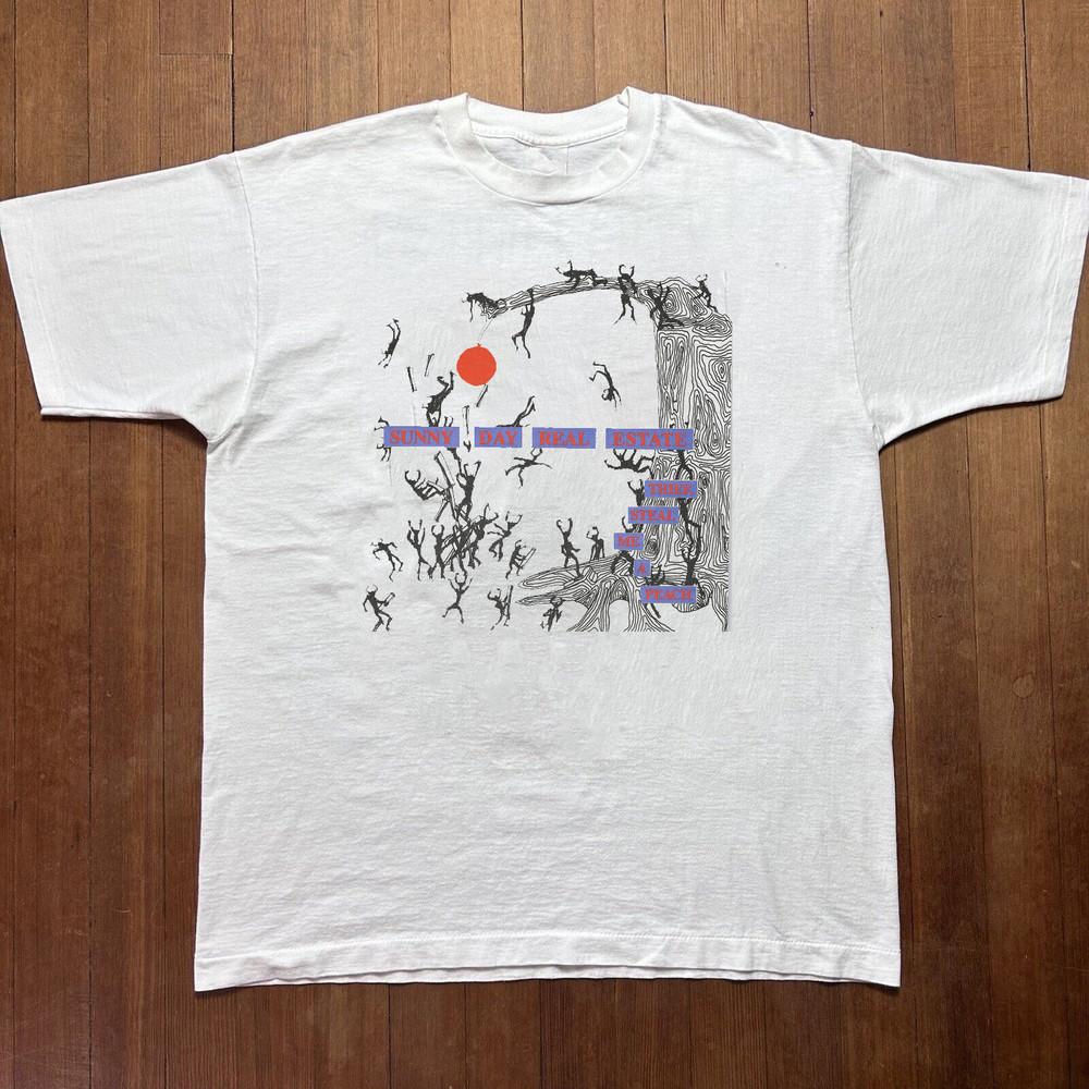 

Sunny Day Real Estate White T-shirt Tops Tee Cotton Full Size Unisex 4XL