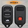 Keyless Entry GQ43VT14T Key Fob Replacement Fits for 2002-2006 Toyota Camry Corolla Matix Pontiac Vibe Car Remote Keys, 315MHz