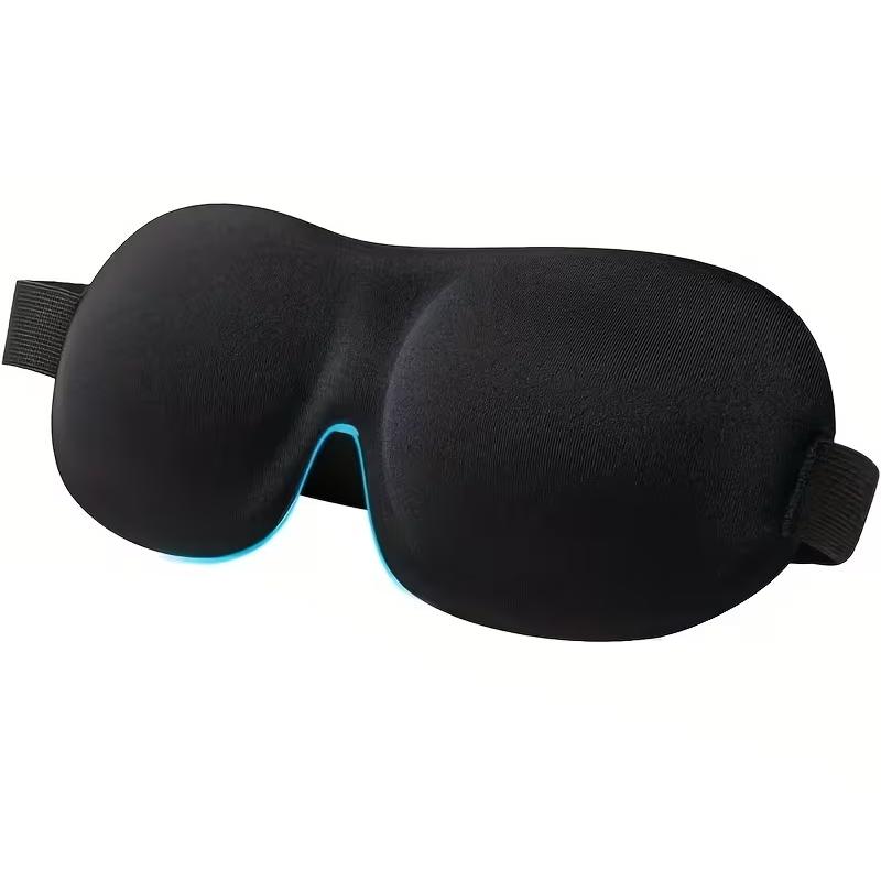 Comfortable Lightweight Eye Cover Soft 3D Contoured Sleeping Mask Breathable Eye Shade for Men and Women Night Travel Rest Aid