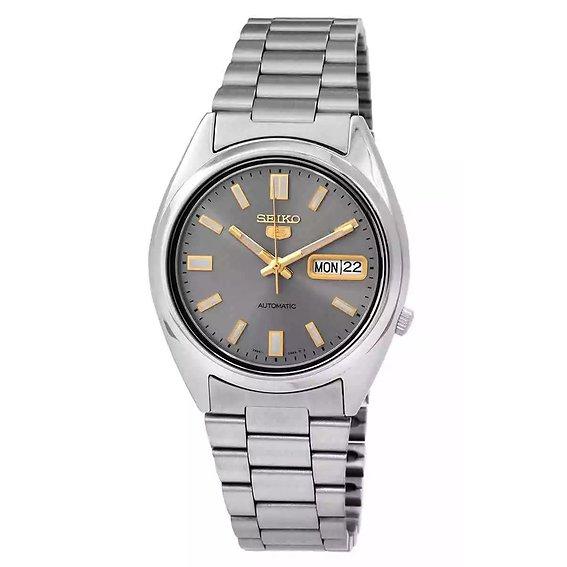 Восстановленные мужские часы Seiko 5 Automatic SNXS75 SNXS75K1 SNXS75K серый