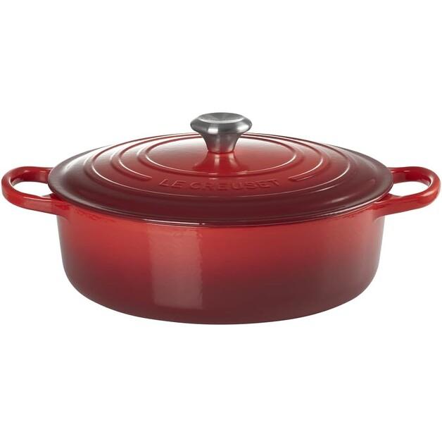 Жаровня Le Creuset Signature gourmet roaster round 30cm cherry red 6.2l (21179300602430)