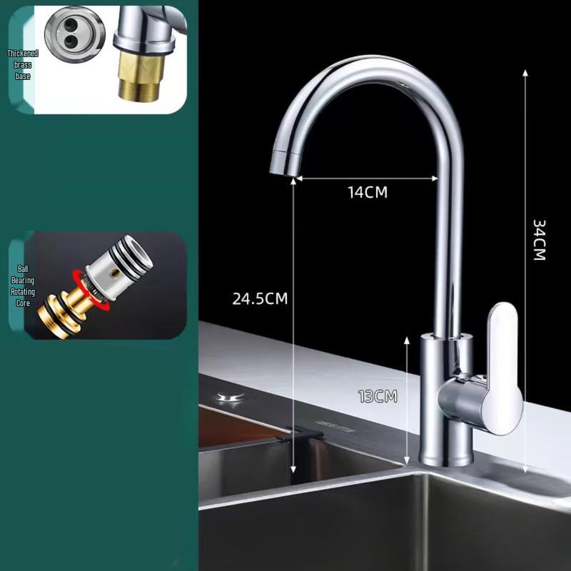 TLXT Wall-Mounted Hot & Cold Water Faucet