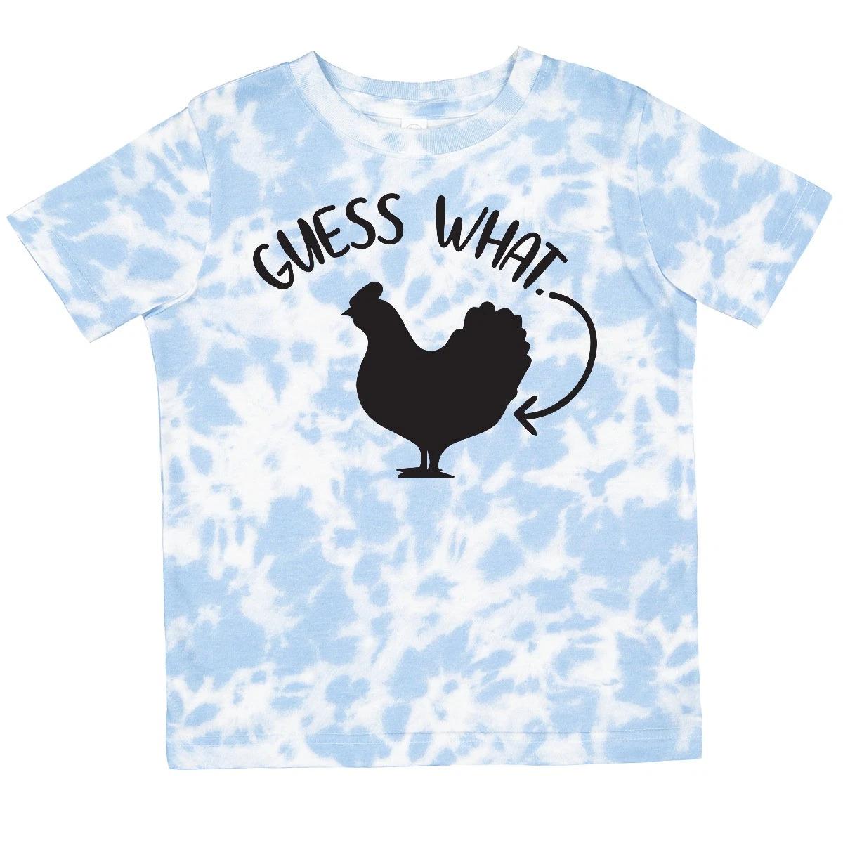 

Inktastic Funny Guess What Chicken Butt Toddler kids boys T-Shirt Humorous Animal Farm Kid 150