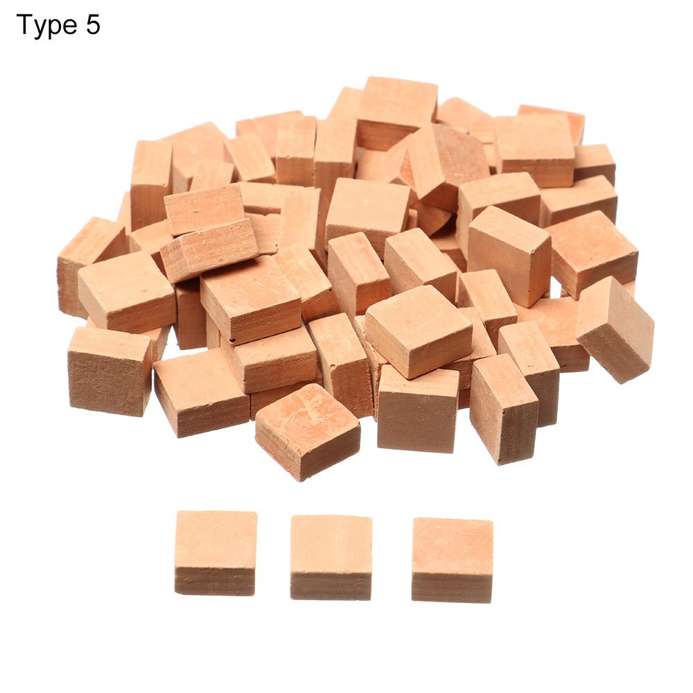 40/50/70PCS Sand Table Simulation Brick DIY Building Scenery Portable Miniature Durable Kids Decorative Toy Landscape Modelling