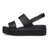 Crocs Brooklyn Beach Sandals Women's Black