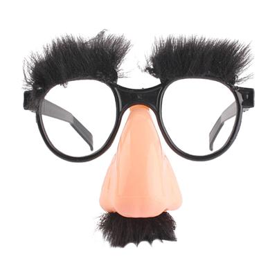 Lunettes Créatives Nez et Moustache d'Halloween Drôles Accessoires Trompeurs pour Adultes/Enfants Fournitures de Festival Décoration de Fête