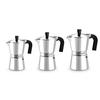 Italian Coffee Maker - Monix - 3935009 - 12 Cups - Stainless Steel Aluminum - Stainless Steel Color