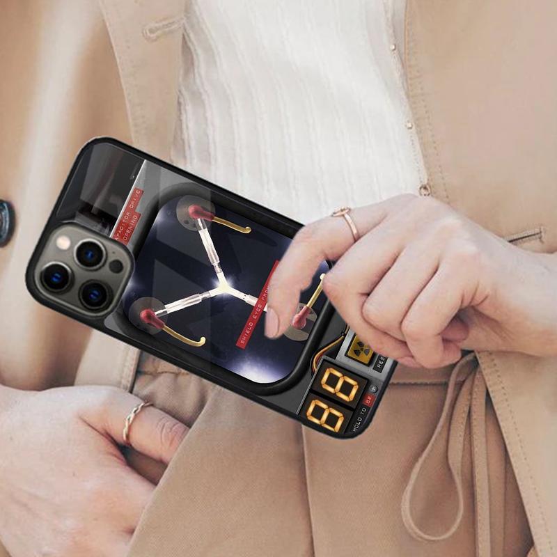 Back To the Future Flux Capacitor Magnetic Phone Case For iPhone 17 Air 16 14 13 12 Pro Max 15 Plus Wireless MagSafe Cover