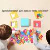 Colorful Block Puzzle: Parent-Child Two-Player Concentration Game