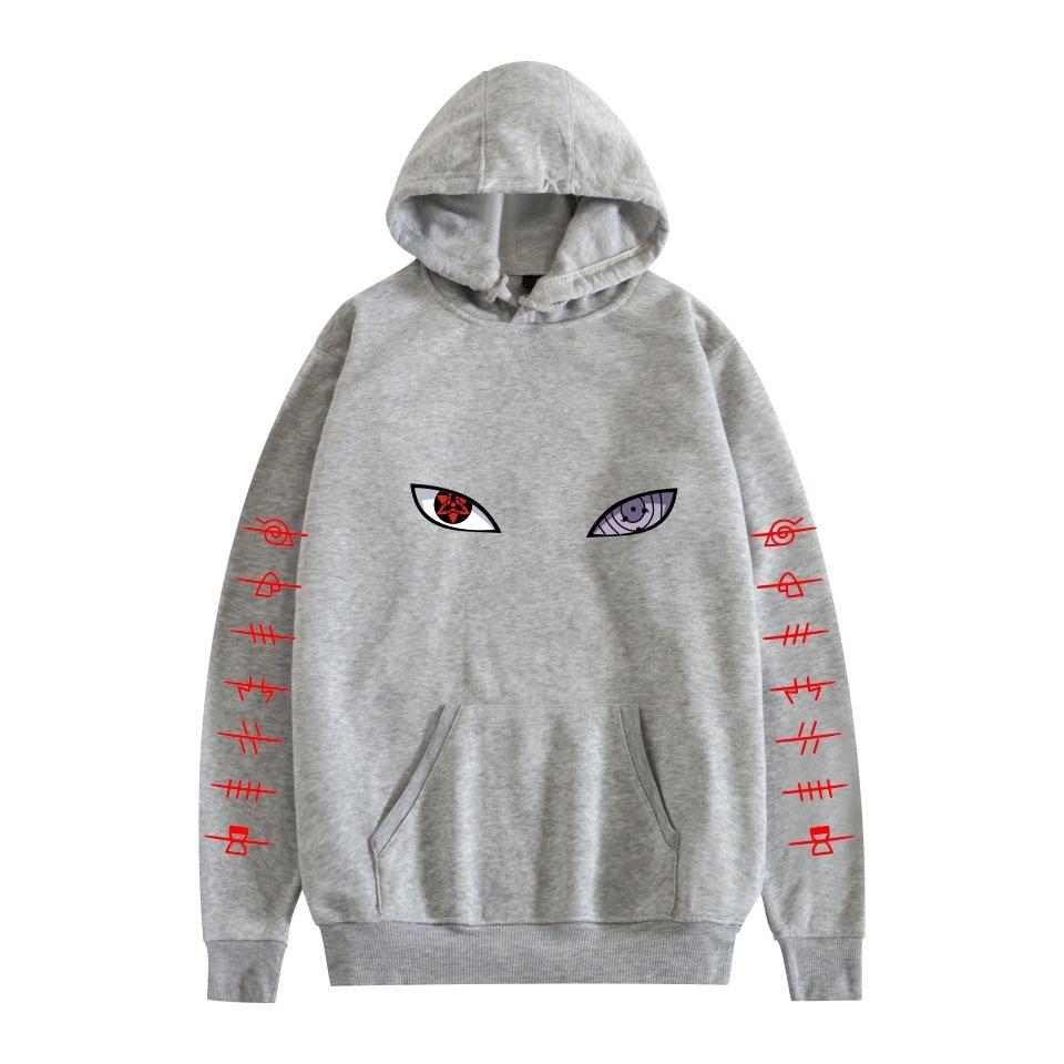Hinman Naruto Anime Aufdruck Lässiger Kapuzenpullover