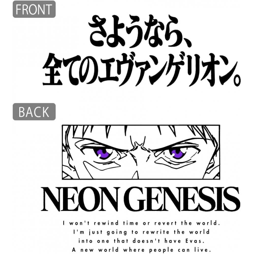 Cospa Cosp [official] Cospa Evangelion  Goodbye  All Evangelions.  T shirT whiTe Xl Xl whiTe