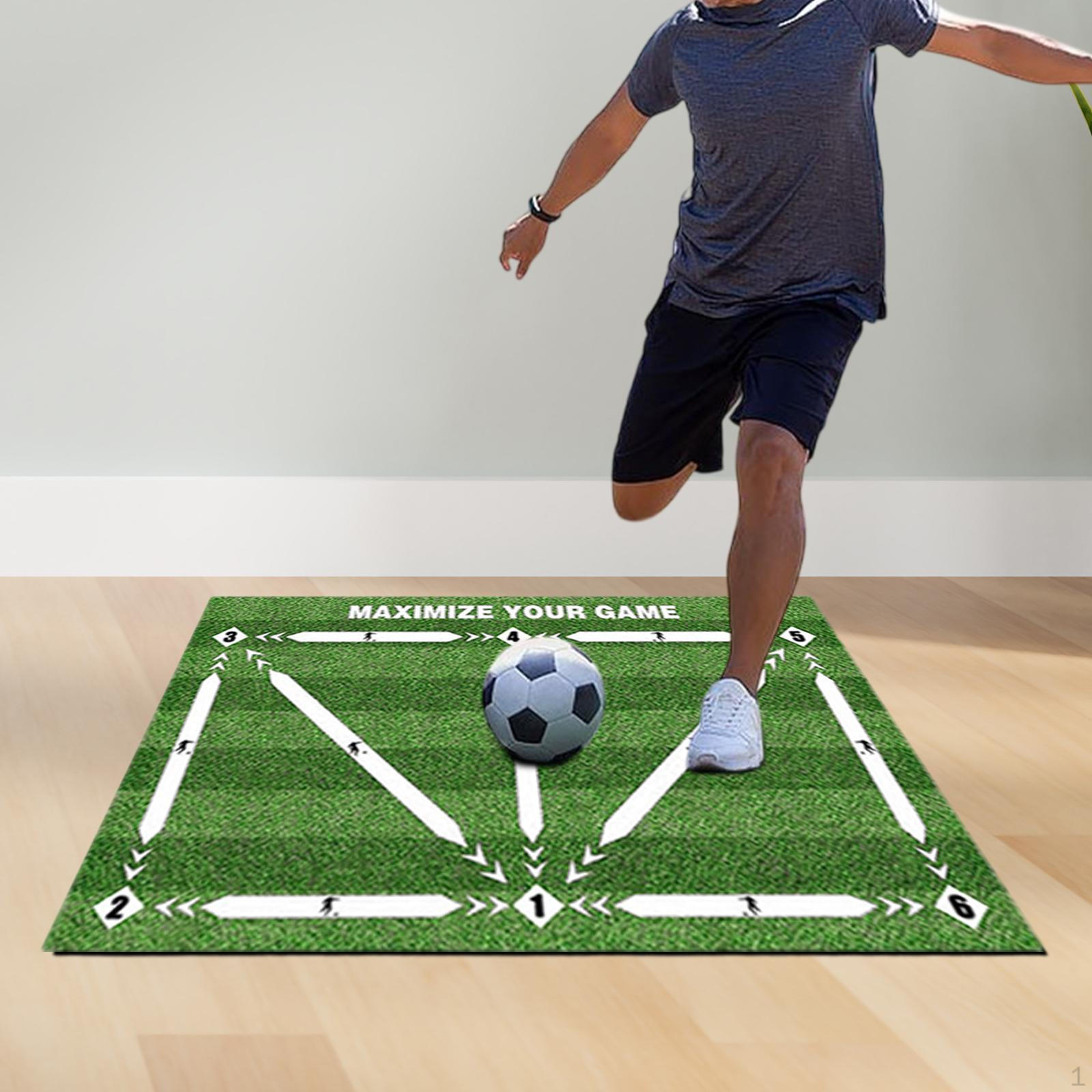 

Футбольный тренировочный коврик Mastery Child Home Use Sports Beginner Футбольный коврик Nonslip 60 cmx90 cm