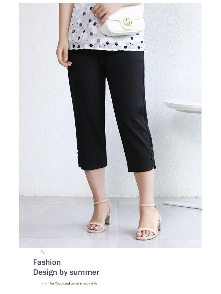 2025 Summer Women's Plus Size High Waist Loose Mom Jeans - Casual Thin Straight Leg Pants