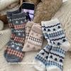 In Winter, Thicken Socks for Warmth, Wool Mid-calf Socks, Christmas Tree Pile Socks, Women's Socks