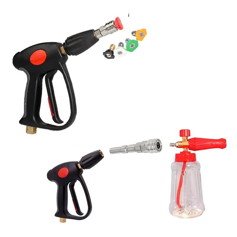 AT21-For Nilfisk KEW ALTO WAP CALM Compatible High Pressure Wash Adaptor With 1/4Inch Quick Connect Spraying Nozzles