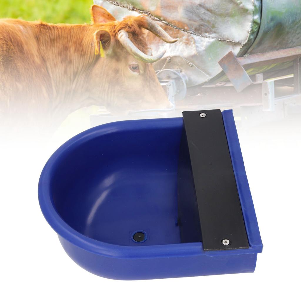 Livestock Wat  Bowl with Drainage Hole ABS Large Capacity Livestock Wat  Trough Bowl for Cattle Sheep Horse